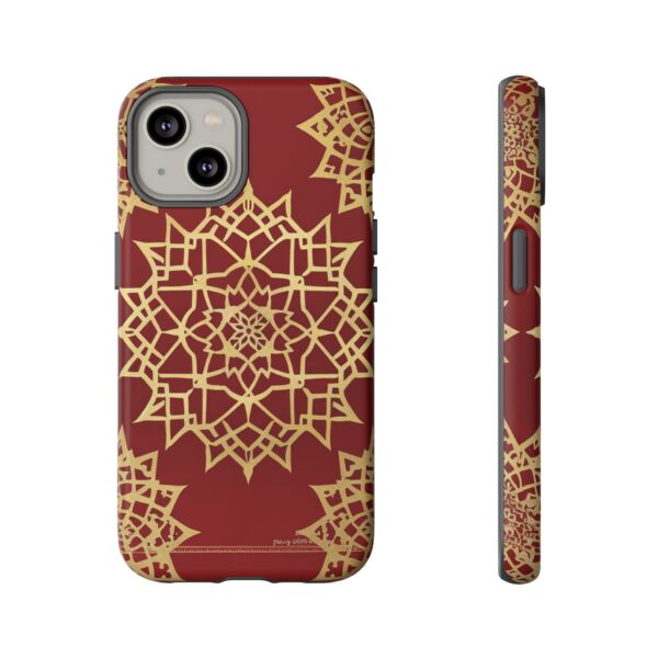 Phone Case - Beautiful Red Wine and Gold Pattern - Image 51