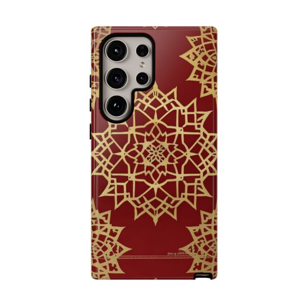 Phone Case - Beautiful Red Wine and Gold Pattern - Image 143