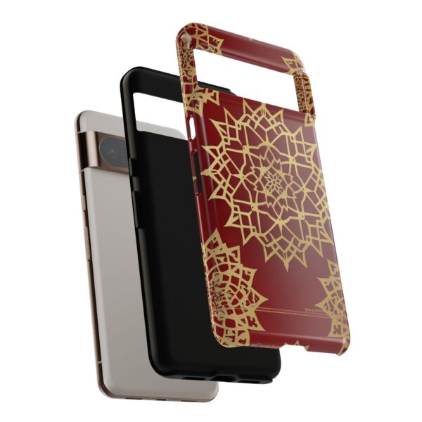 Phone Case - Beautiful Red Wine and Gold Pattern - Image 154