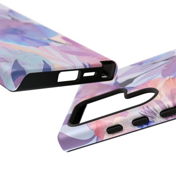 Phone Case - Holographic Floral Pattern Tough Case - Image 149