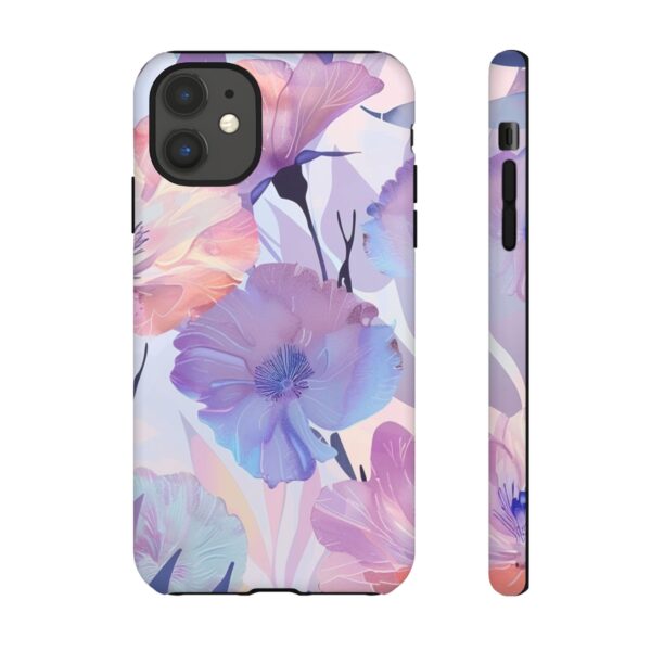 Phone Case - Holographic Floral Pattern Tough Case - Image 10