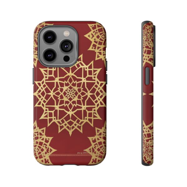 Phone Case - Beautiful Red Wine and Gold Pattern - Image 59