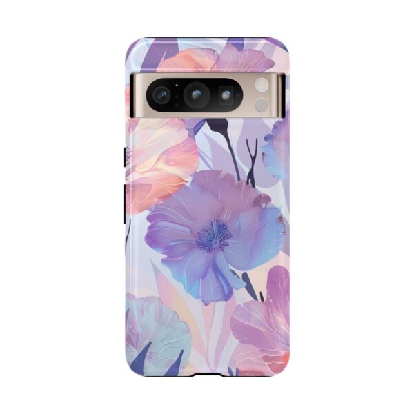 Phone Case - Holographic Floral Pattern Tough Case - Image 151