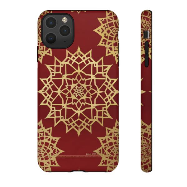 Phone Case - Beautiful Red Wine and Gold Pattern - Image 14