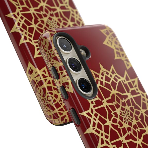 Phone Case - Beautiful Red Wine and Gold Pattern - Image 128