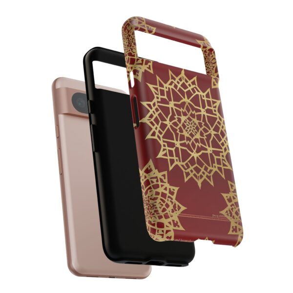 Phone Case - Beautiful Red Wine and Gold Pattern - Image 166