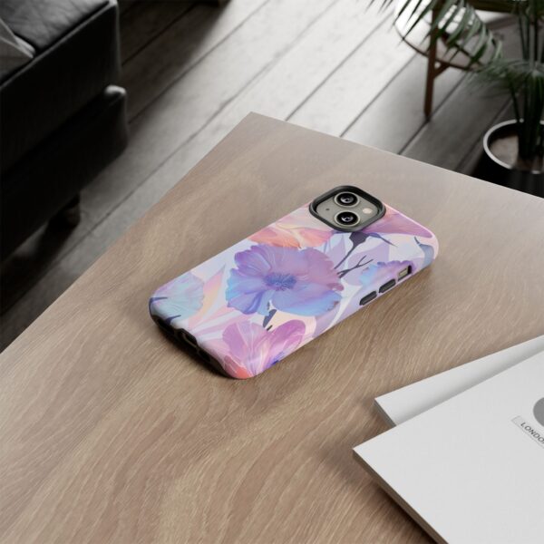 Phone Case - Holographic Floral Pattern Tough Case - Image 54