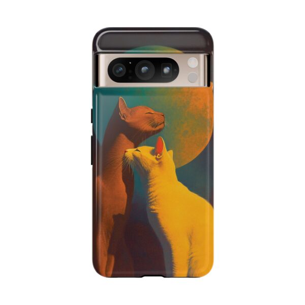 Phone Case - Aesthetic Love Cats themed Tough Case - Image 151