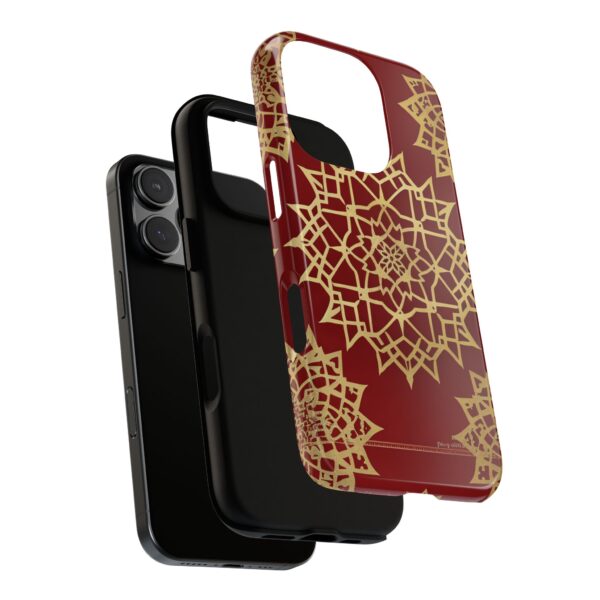 Phone Case - Beautiful Red Wine and Gold Pattern - Image 185