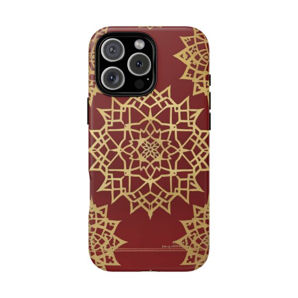 Phone Case - Beautiful Red Wine and Gold Pattern - Image 195