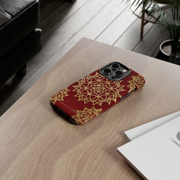 Phone Case - Beautiful Red Wine and Gold Pattern - Image 58