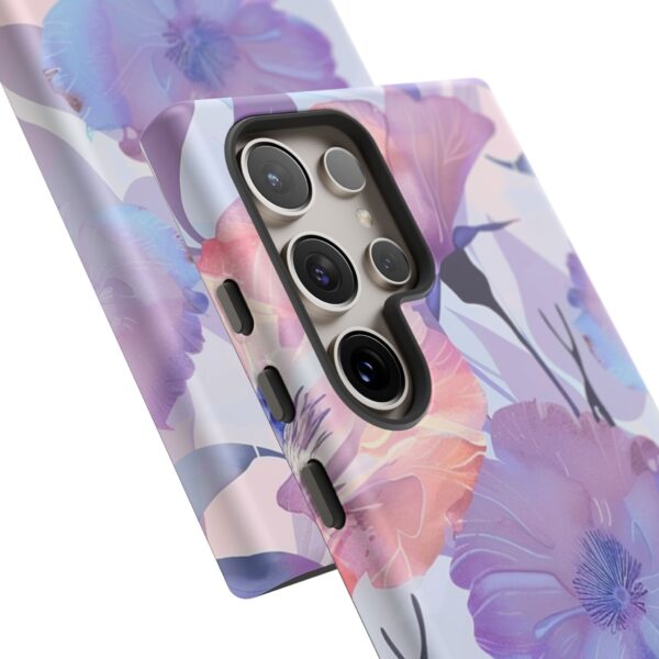 Phone Case - Holographic Floral Pattern Tough Case - Image 148