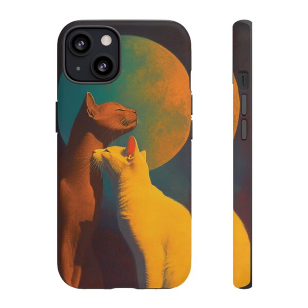 Phone Case - Aesthetic Love Cats themed Tough Case - Image 25