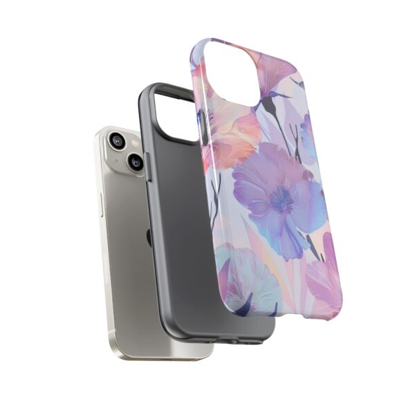 Phone Case - Holographic Floral Pattern Tough Case - Image 49