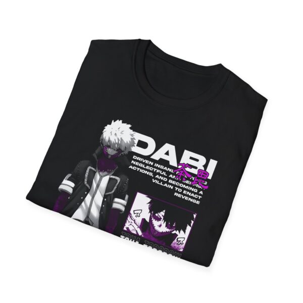 Anime Streetwear T-Shirt - Dabi My Hero Academia Design - Image 4