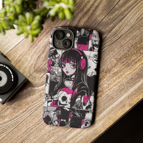 Goth Girl pop art phone case - Image 114