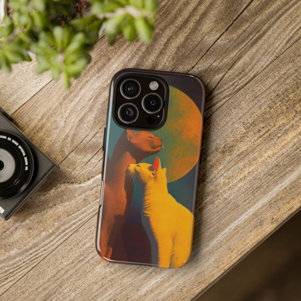 Phone Case - Aesthetic Love Cats themed Tough Case - Image 186