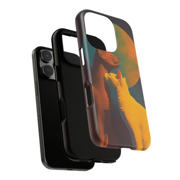 Phone Case - Aesthetic Love Cats themed Tough Case - Image 189