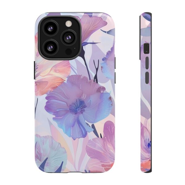 Phone Case - Holographic Floral Pattern Tough Case - Image 31