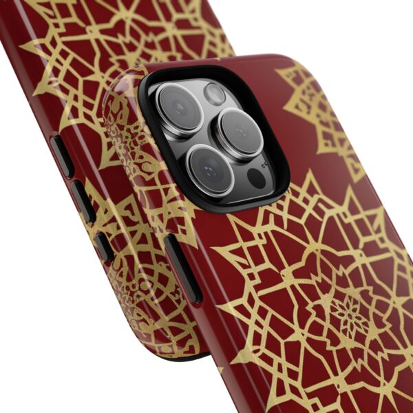 Phone Case - Beautiful Red Wine and Gold Pattern - Image 192