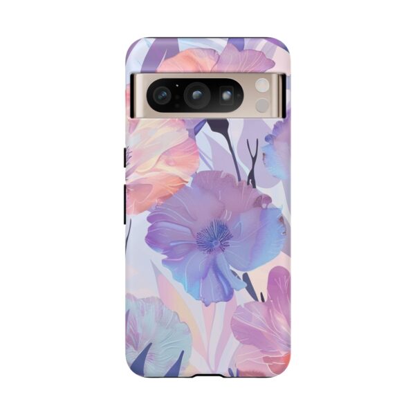 Phone Case - Holographic Floral Pattern Tough Case - Image 155