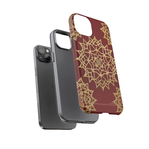 Phone Case - Beautiful Red Wine and Gold Pattern - Image 69