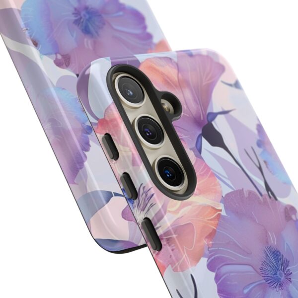 Phone Case - Holographic Floral Pattern Tough Case - Image 128