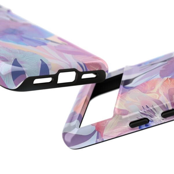 Phone Case - Holographic Floral Pattern Tough Case - Image 161