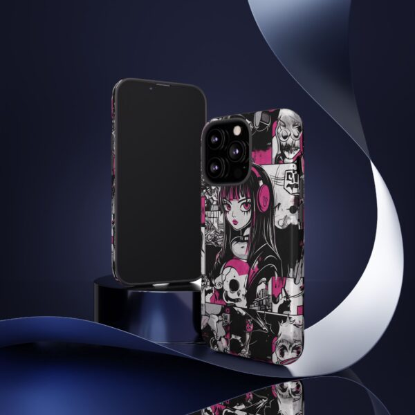 Goth Girl pop art phone case - Image 32