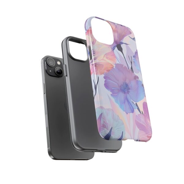 Phone Case - Holographic Floral Pattern Tough Case - Image 65