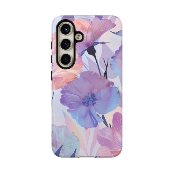 Phone Case - Holographic Floral Pattern Tough Case - Image 127