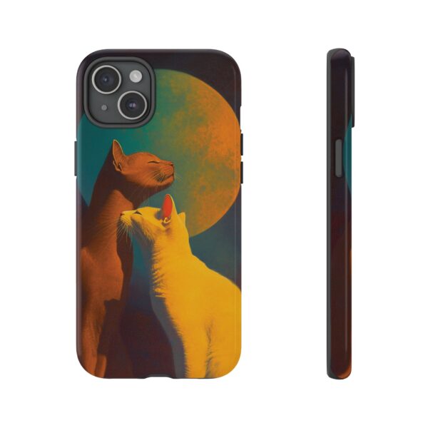 Phone Case - Aesthetic Love Cats themed Tough Case - Image 109