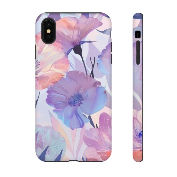 Phone Case - Holographic Floral Pattern Tough Case - Image 8