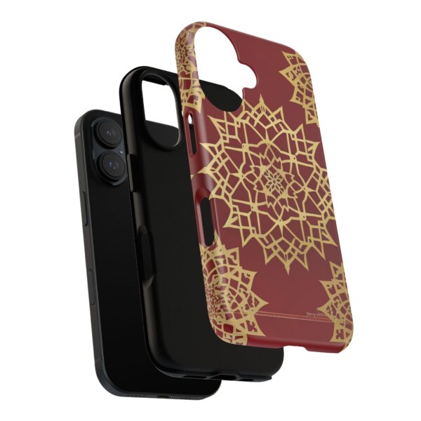 Phone Case - Beautiful Red Wine and Gold Pattern - Image 173