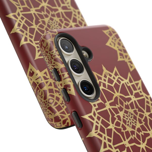 Phone Case - Beautiful Red Wine and Gold Pattern - Image 132