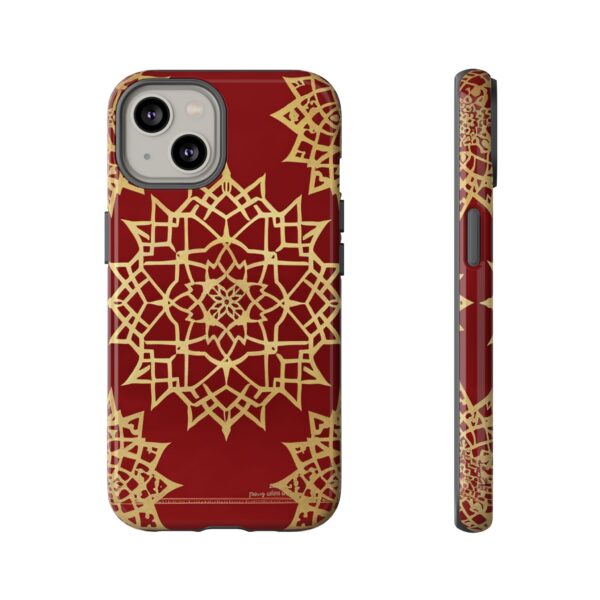 Phone Case - Beautiful Red Wine and Gold Pattern - Image 47