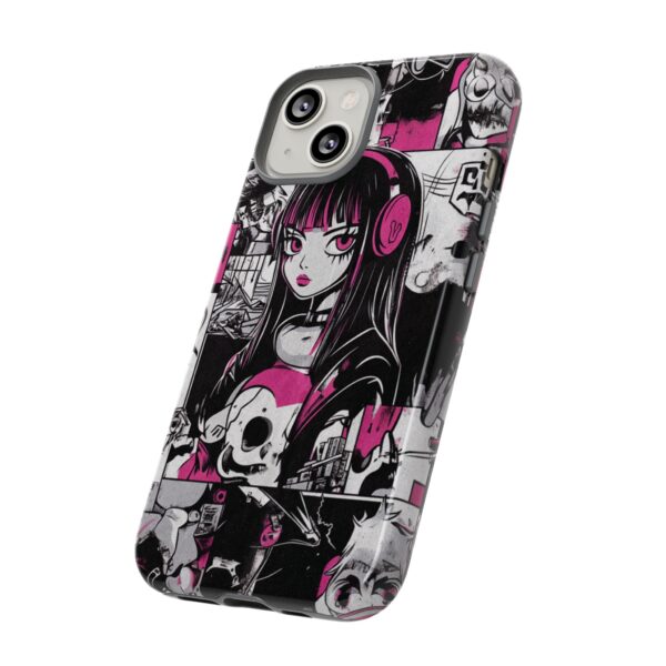 Goth Girl pop art phone case - Image 48