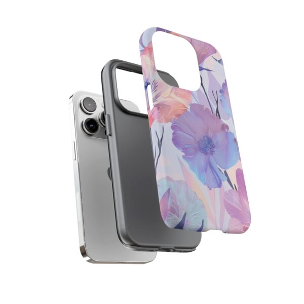 Phone Case - Holographic Floral Pattern Tough Case - Image 61