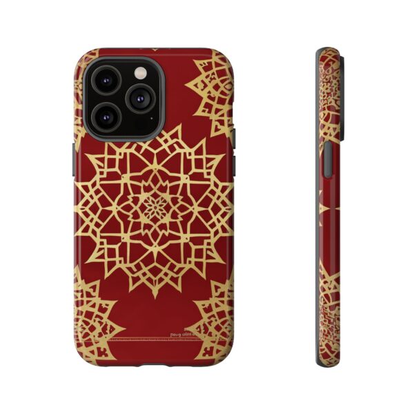 Phone Case - Beautiful Red Wine and Gold Pattern - Image 71