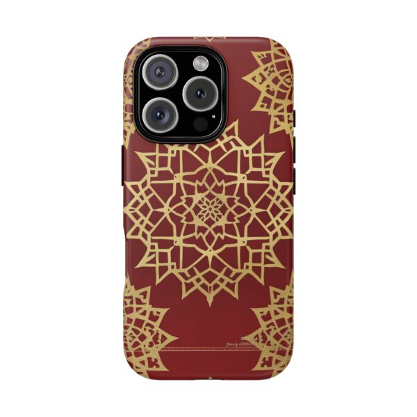 Phone Case - Beautiful Red Wine and Gold Pattern - Image 187