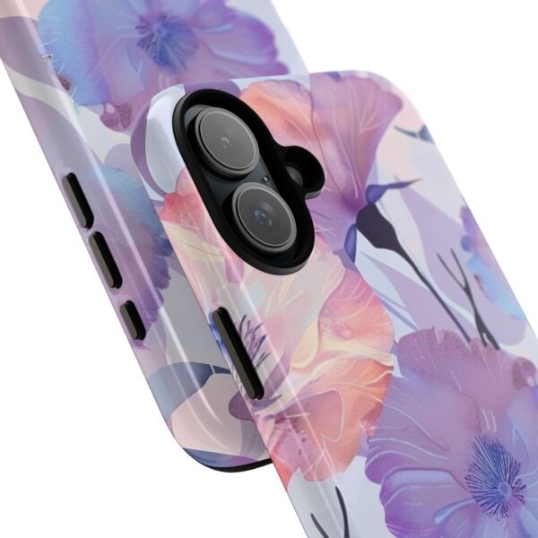 Phone Case - Holographic Floral Pattern Tough Case - Image 176