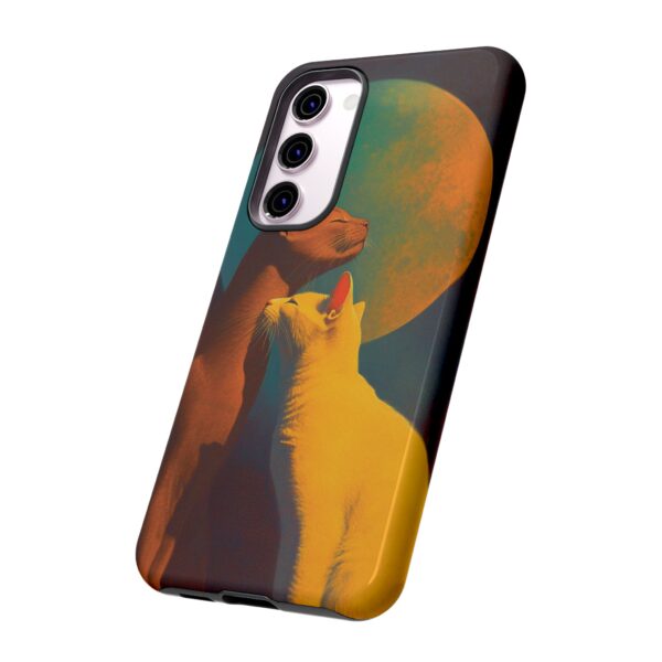 Phone Case - Aesthetic Love Cats themed Tough Case - Image 80