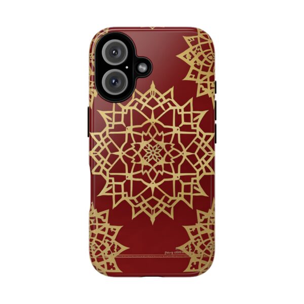 Phone Case - Beautiful Red Wine and Gold Pattern - Image 167