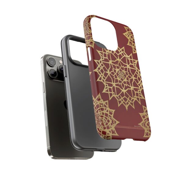 Phone Case - Beautiful Red Wine and Gold Pattern - Image 77