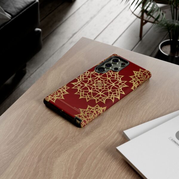 Phone Case - Beautiful Red Wine and Gold Pattern - Image 86