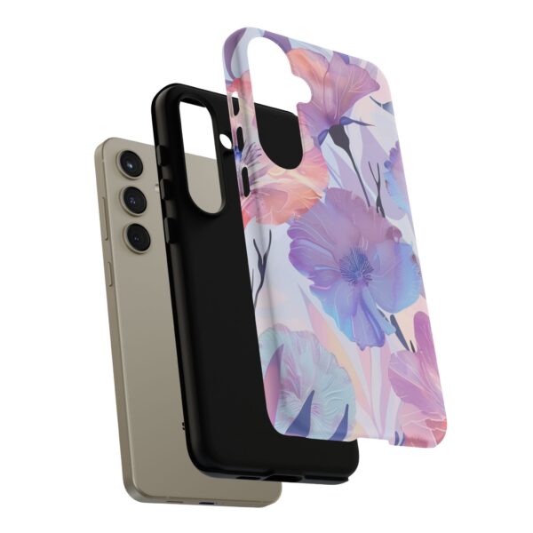 Phone Case - Holographic Floral Pattern Tough Case - Image 142