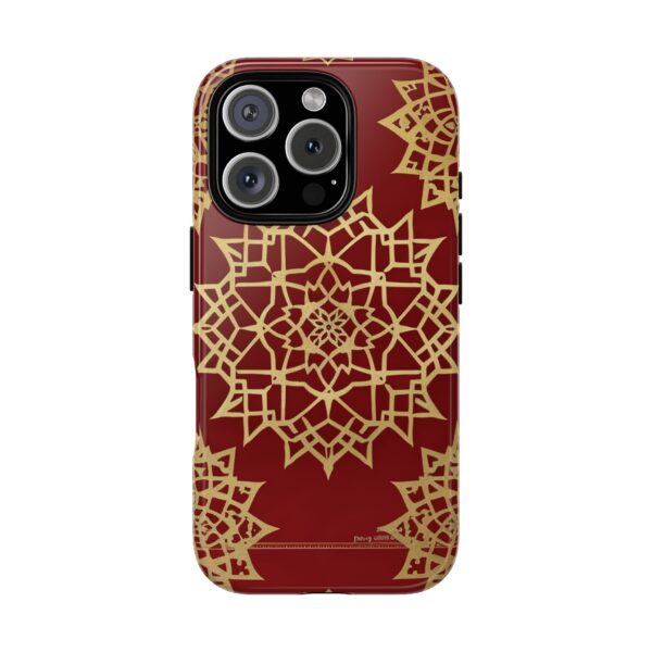 Phone Case - Beautiful Red Wine and Gold Pattern - Image 183