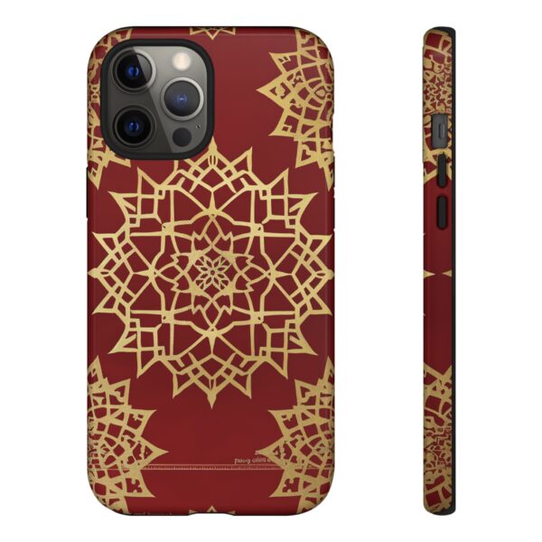 Phone Case - Beautiful Red Wine and Gold Pattern - Image 21