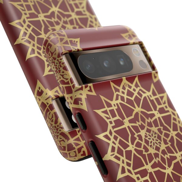 Phone Case - Beautiful Red Wine and Gold Pattern - Image 156