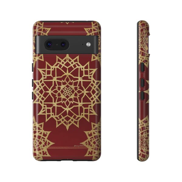 Phone Case - Beautiful Red Wine and Gold Pattern - Image 87